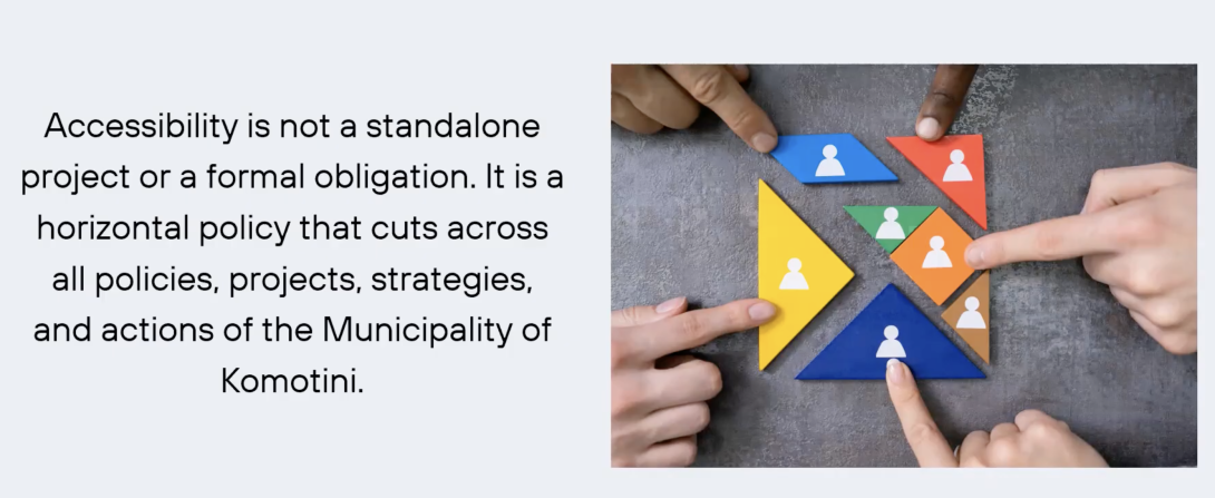 Komotini CoE Accessibility Slide